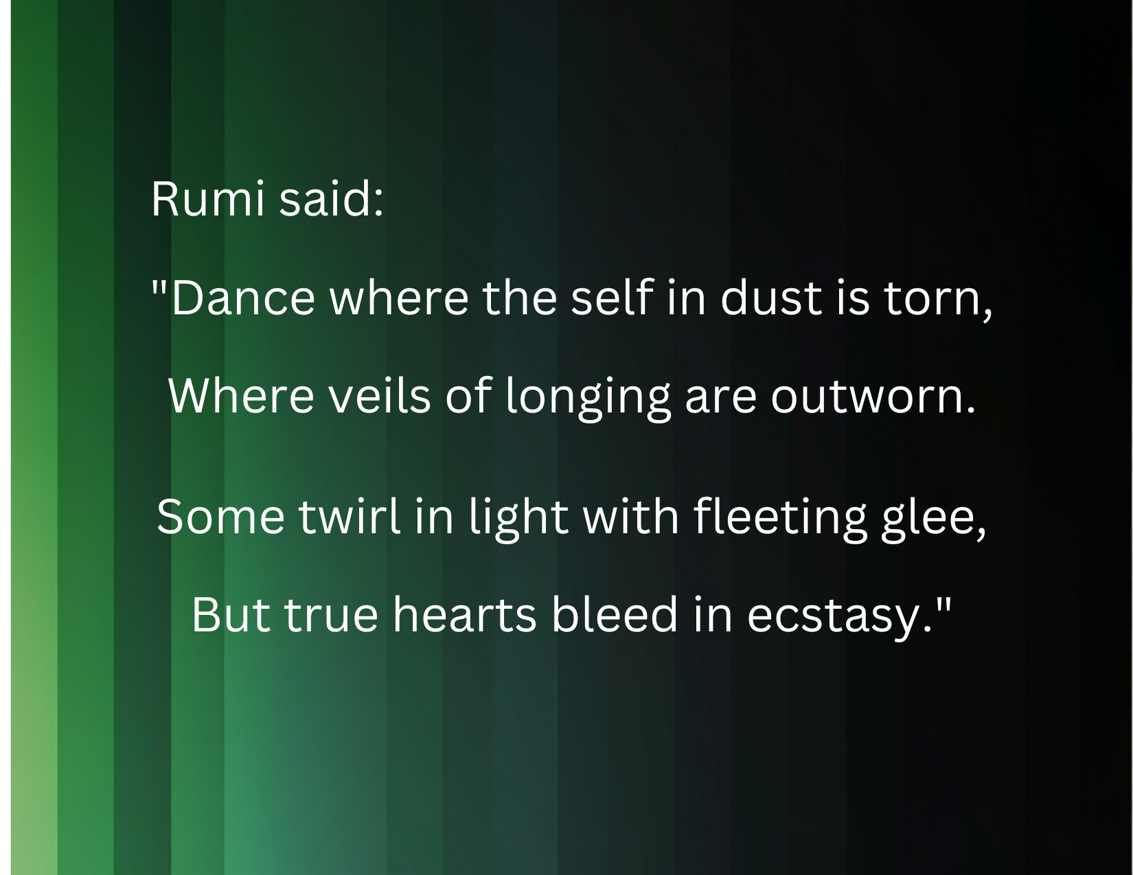 Rumi’s Whirling Dance : Spinning into Meditation